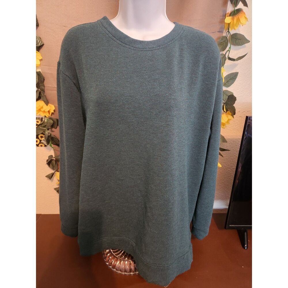 Orvis Classic Collection Sweatshirt Size Medium Green Long Sleeve Pullover